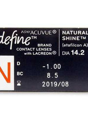 Load image into Gallery viewer, 1-day acuvue define natural shine 30 pack