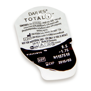 Dailies Total 1 90 Pack contact lens