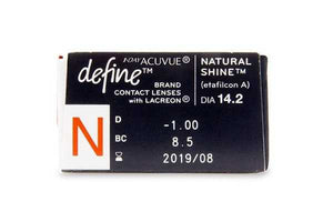 1-day acuvue define natural shine 30 pack